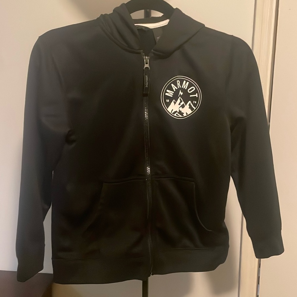 Black zip up sweater